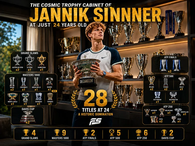 Mùa giải 2026 đánh dấu giai đoạn thành công khi Jannik Sinner liên tục giành danh hiệu lớn và duy trì vị trí hàng đầu ATP.