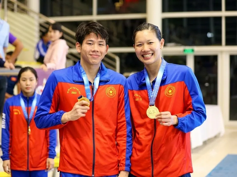 Dù là em trai Ánh Viên, Nguyễn Quang Thuấn đang xây dựng dấu ấn riêng bằng thành tích trên đường bơi.